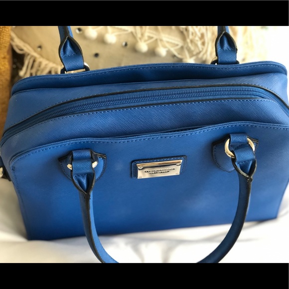 Cobalt Blue Tignanello Crossbody Tote - Picture 3 of 8